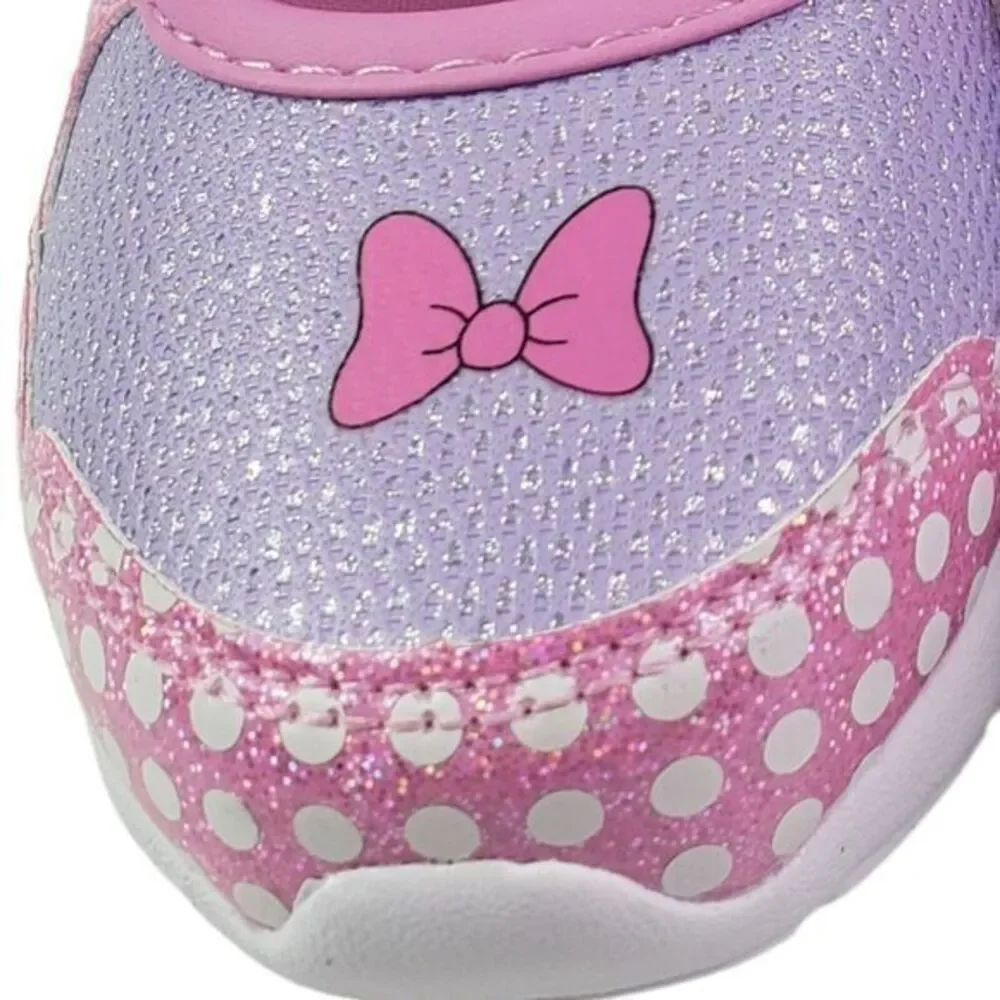 Disney Minnie Shoes for Girls - Pink Mary Jane LED Light Up Shoes Size 11 (19cm)